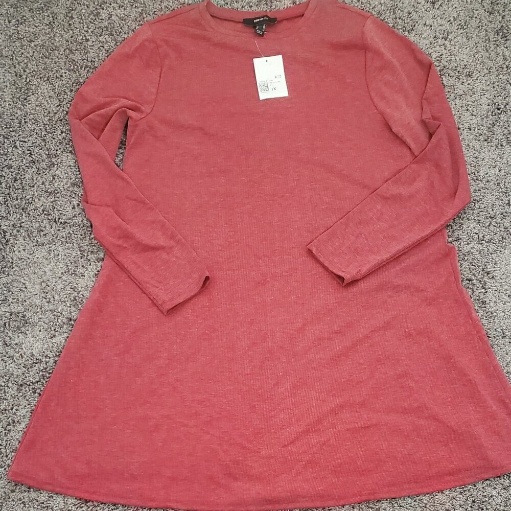 Swing Dress Fall Winter size 1X New with Tags Trending Fall Color